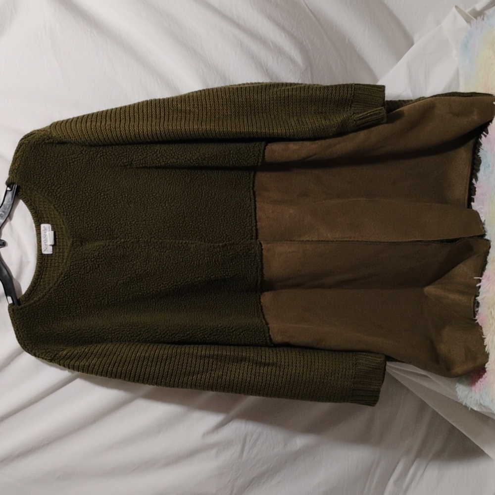 NWOT NorthStyle Long 4 Button Up Sweater Jacket Sz.2X